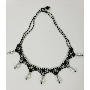 Handmade 19" Necklace w/ Multi Crystal Pendant Style Glass Beads